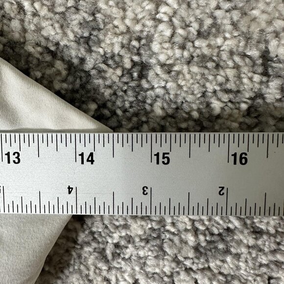 Lululemon Sports Bra Womens 8 White Strappy Crossback Yoga Athletic LW2543S - Picture 2 of 6